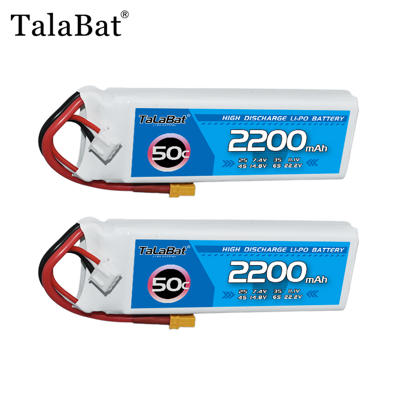Rc Helicopter Battery - 2 Buah Baterai Lipo TalaBat 7.4V