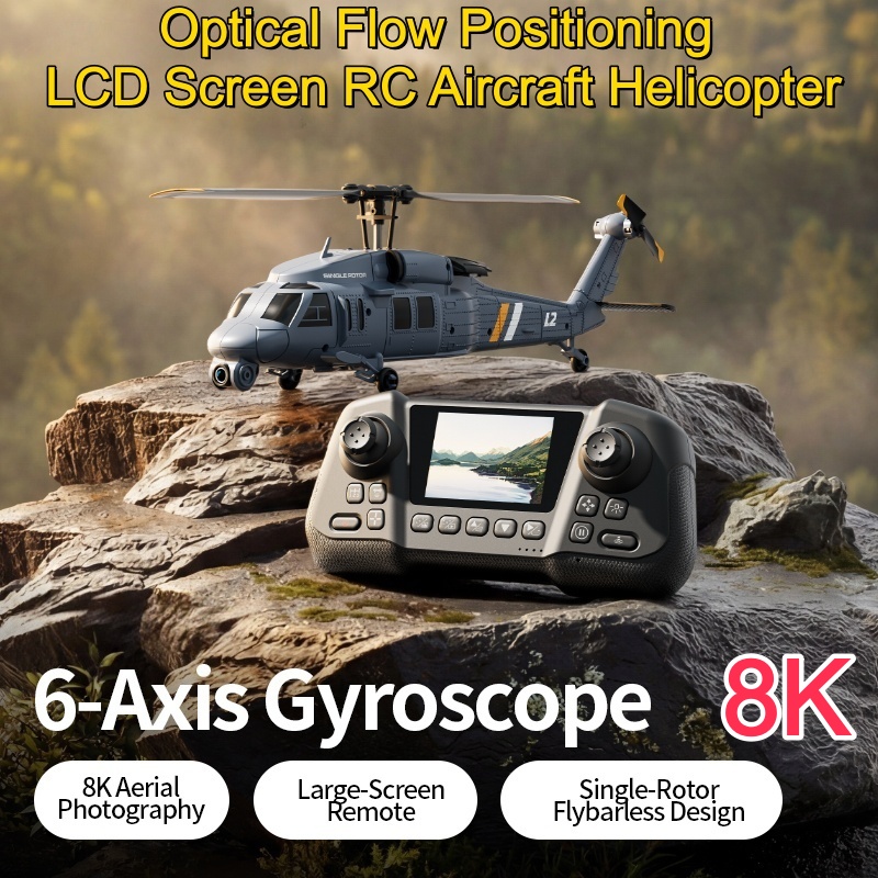 Rc Helicopter Large - Helikopter RC 8K Flybarless Optical Flow