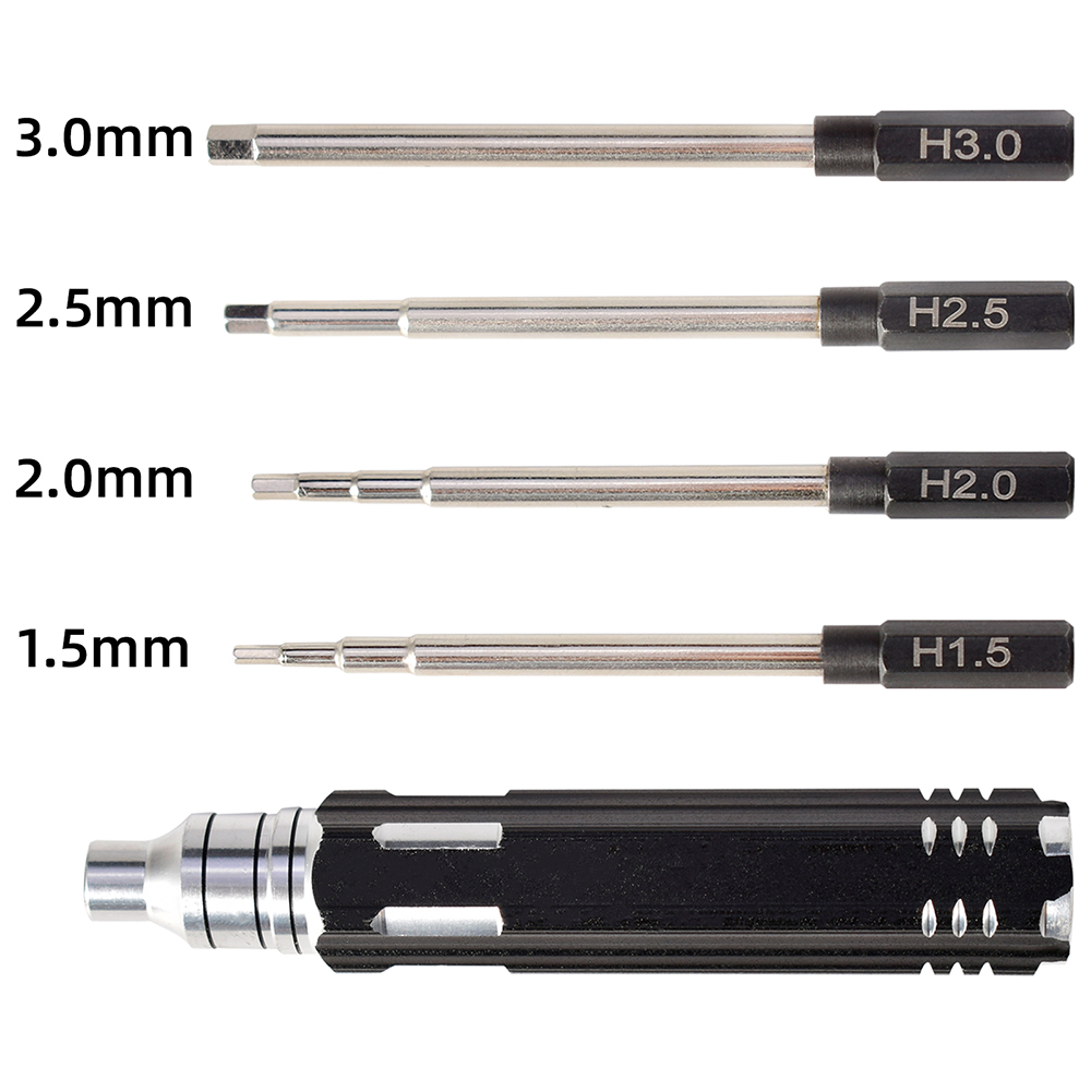 Rc Helicopter Tool Kit - Set Kit Alat Logam Obeng Hex