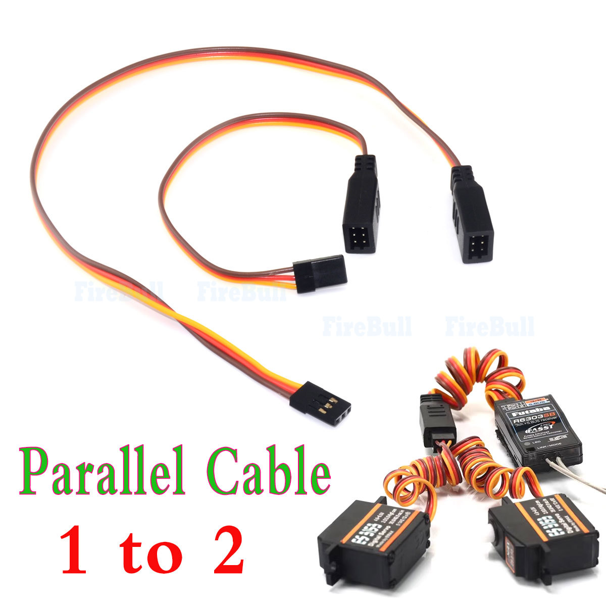 Rc Helicopter Servo - 1 sampai 2 Y Servo paralel