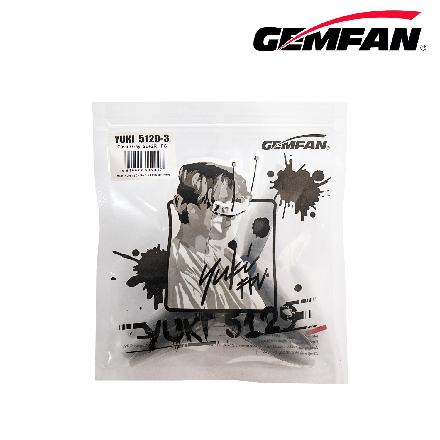 Rc Helicopter Motor - Gemfan 5129 5 inci 3 Bilah/tri-blade