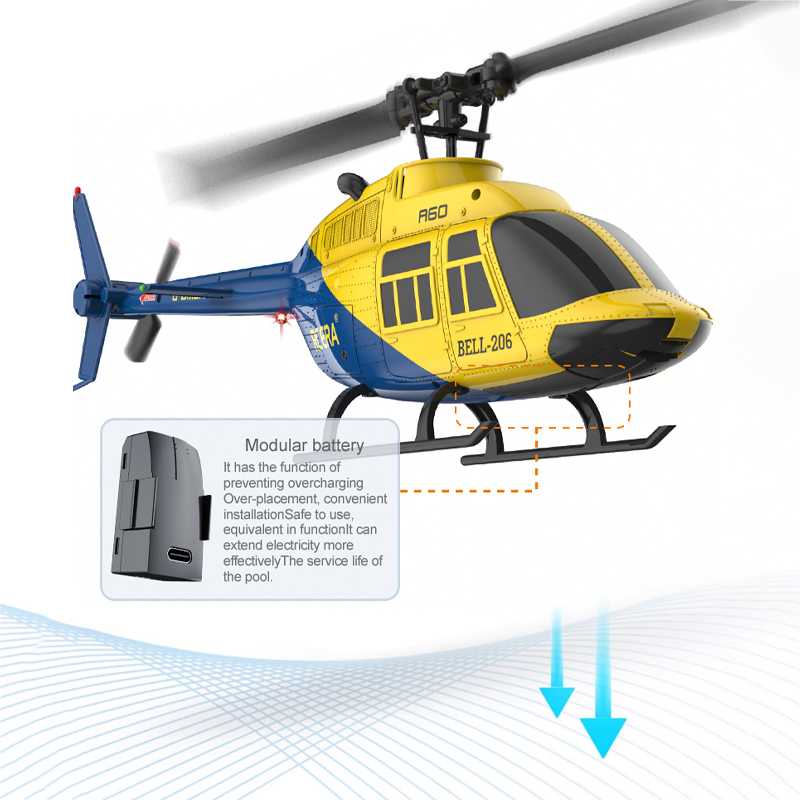 Helikopter RC A60 2.4G 6-Axis  - Rc Helicopter Large ulasan dan harga