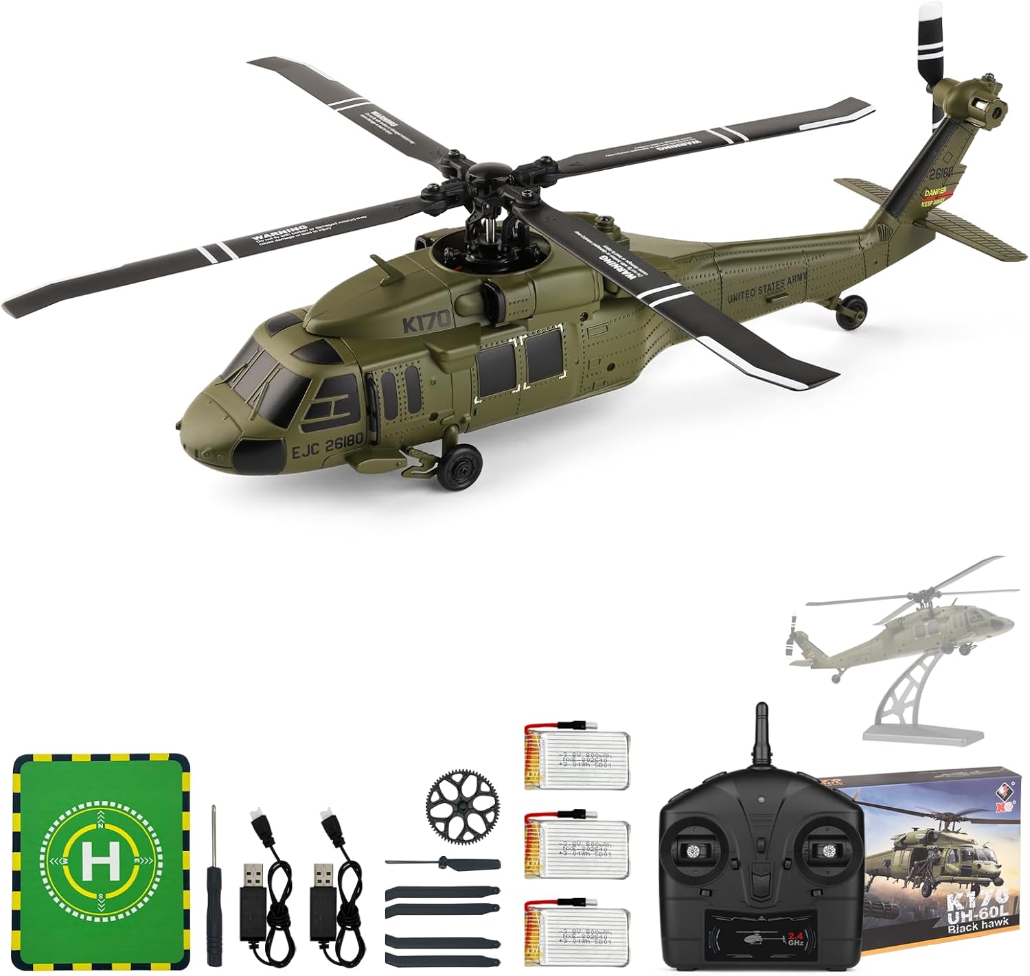 WLtoys K170 Helikopter RC 4-CH - Rc Helicopter Motor ulasan dan harga