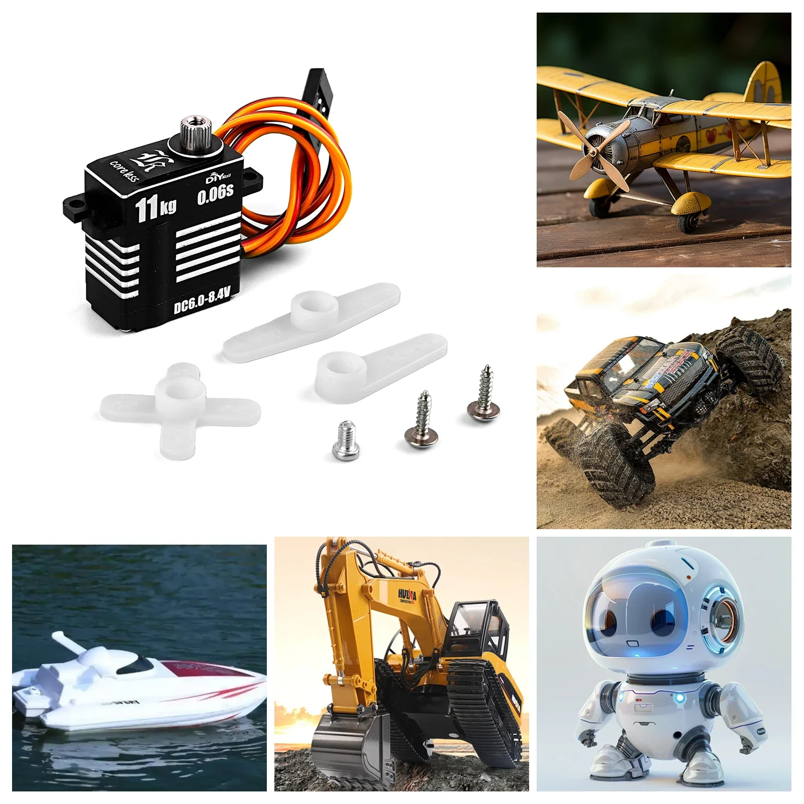 H-11 11KG Servo Digital Mikro  - Rc Helicopter Servo ulasan dan harga