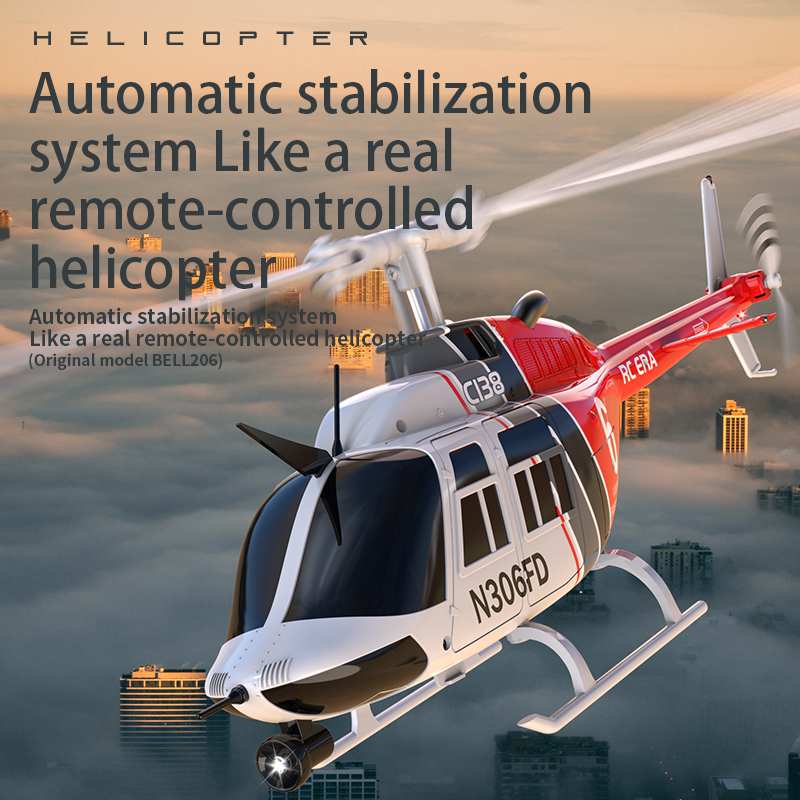 RC ERA C138 1:33 Bell 206 Heli - Rc Helicopter Gyro ulasan dan harga