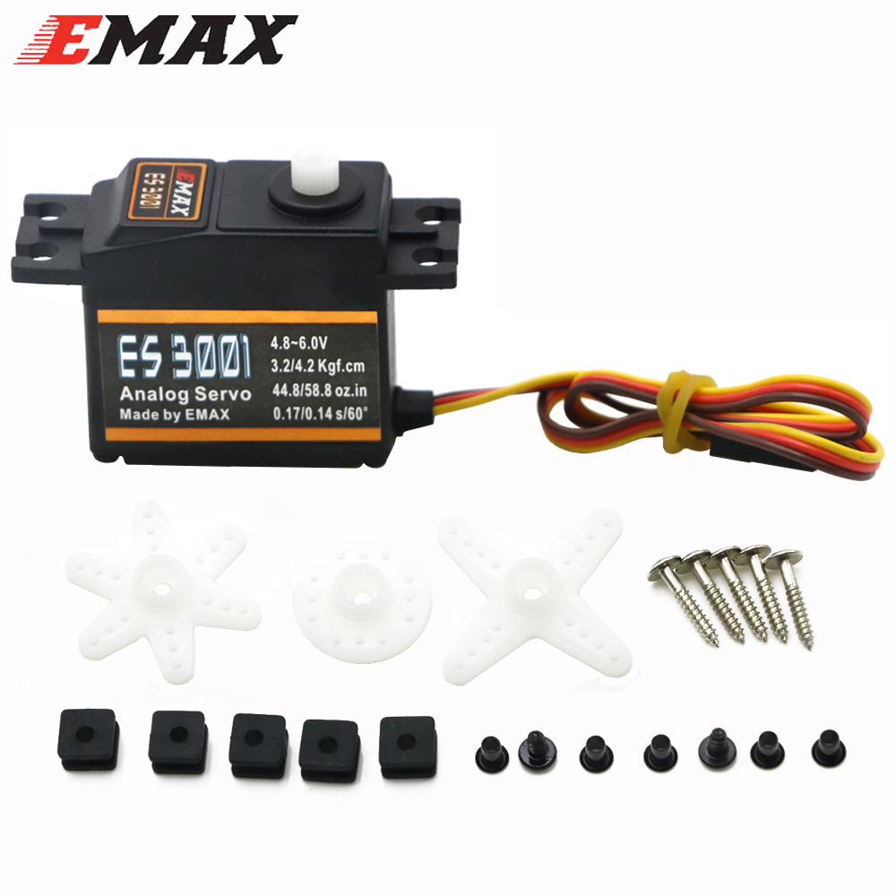 1/4 Buah EMAX ES3001 4.8-6.0V  - Rc Helicopter Parts ulasan dan harga