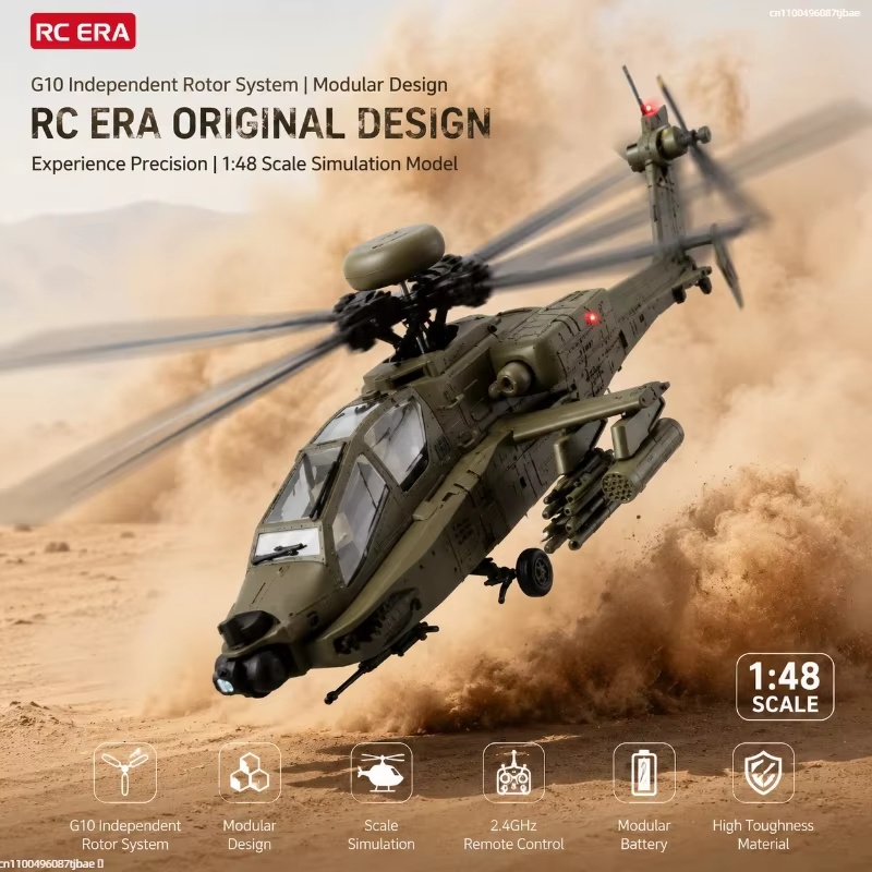 Helikopter RC Era AH-64D Apach - Rc Helicopter Single Rotor ulasan dan harga